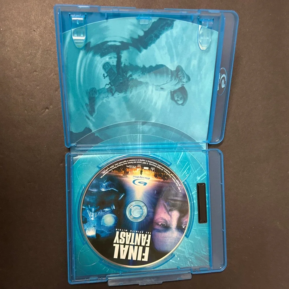 Sony Final Fantasy The Spirits Within Blu-ray Movie Blue Good CGI Sci-Fi Film